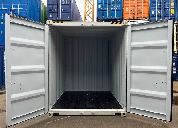 10 voet hoge kubus zeecontainer – IICL-standaard wit