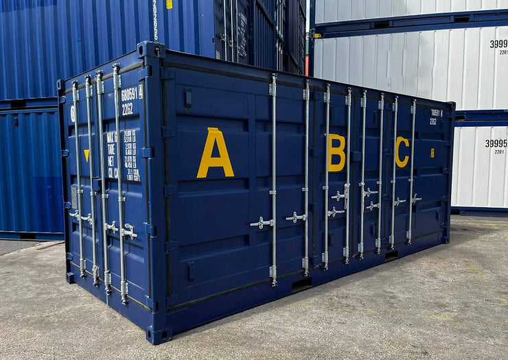 20 voet open zijcontainer met retentietank