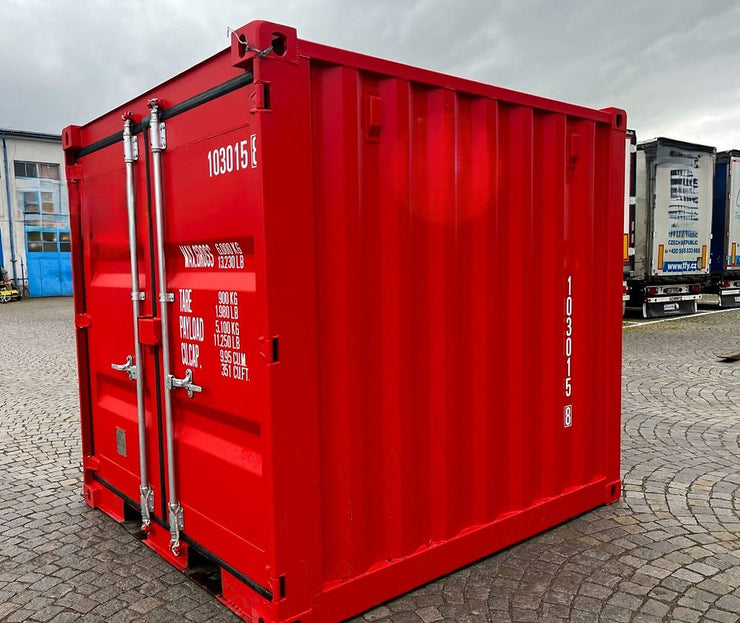 8 voet zeecontainer – IICL-standaard rood