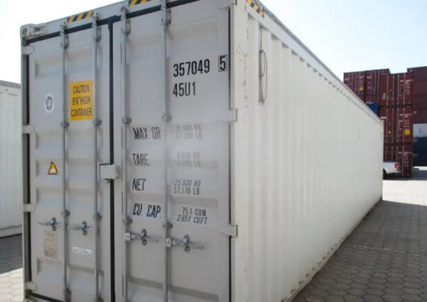 40 voet hoge kubus open bovenkant zeecontainer