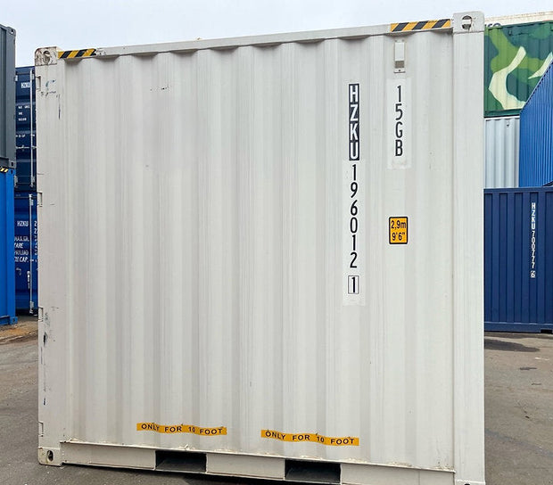 10 voet hoge kubus zeecontainer – IICL-standaard wit