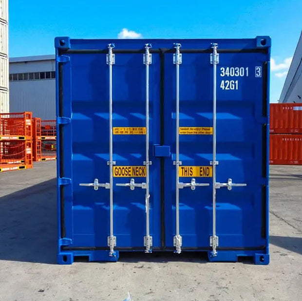 40 voet dubbele deur (DD) zeecontainer blauw