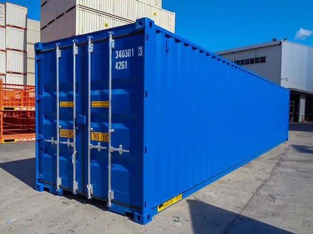 40 voet dubbele deur (DD) zeecontainer blauw