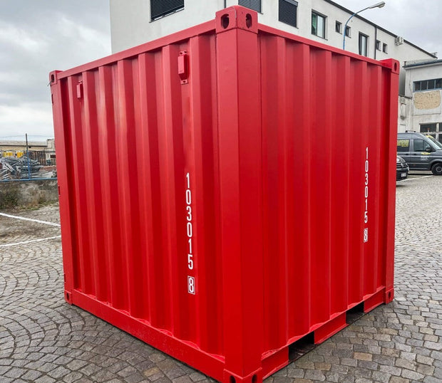 8 voet zeecontainer – IICL-standaard rood