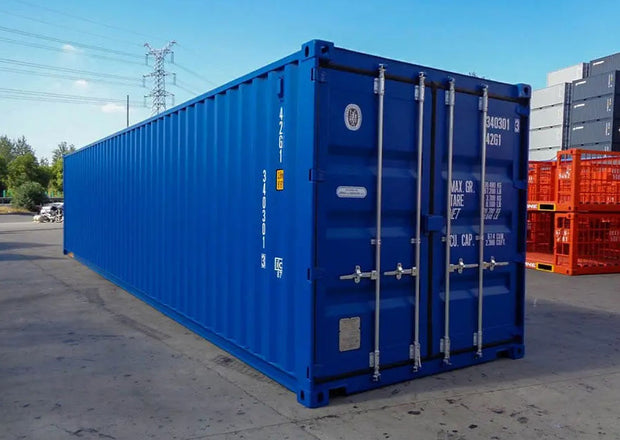 40 voet dubbele deur (DD) zeecontainer blauw