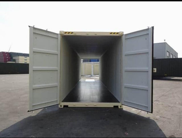 40 voet HC maritieme container 1e reis dubbele deur