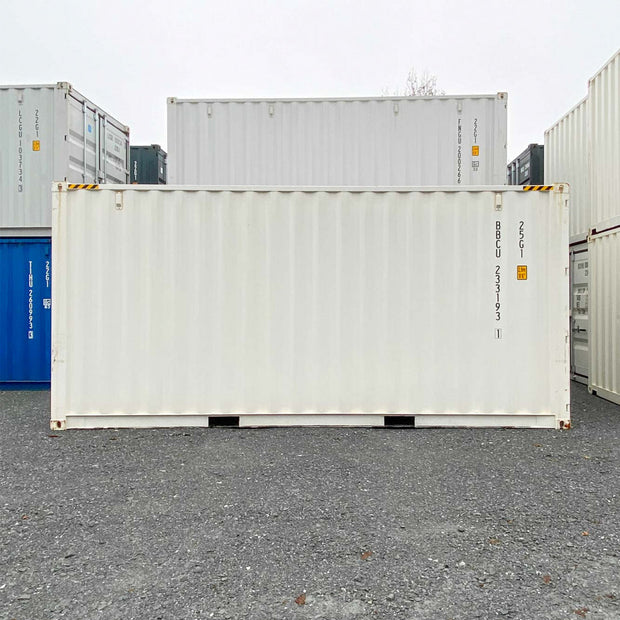 20-voet HC witte zeecontainer (Ref: 21002)