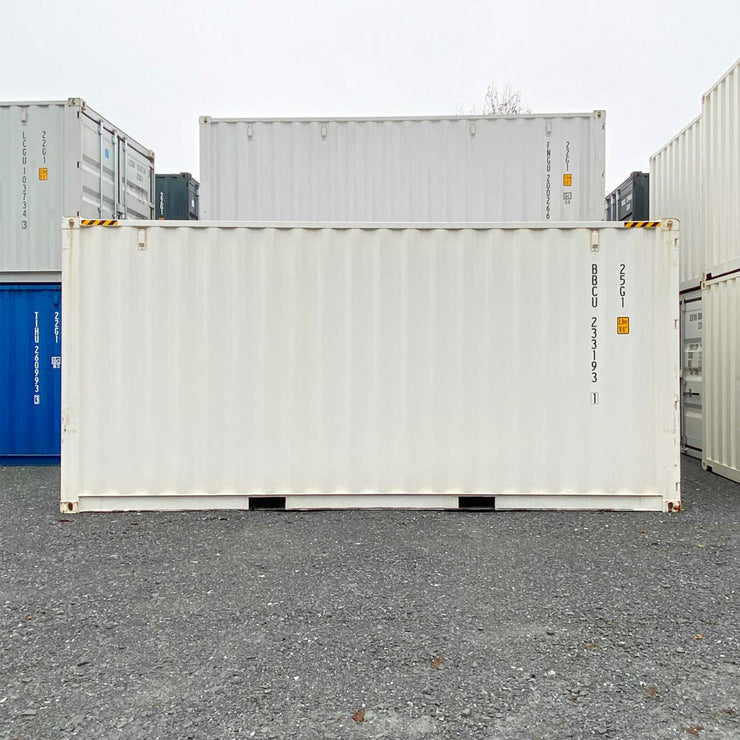 20-voet HC witte zeecontainer (Ref: 21002)