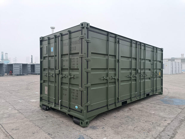 20ft open zijcontainer ISO-type (Ref: 11201)