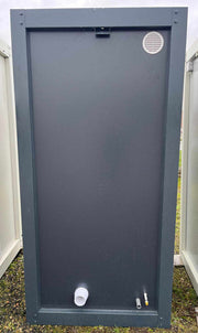 Eenvoudige WC-sanitairmodule – grijze kleur