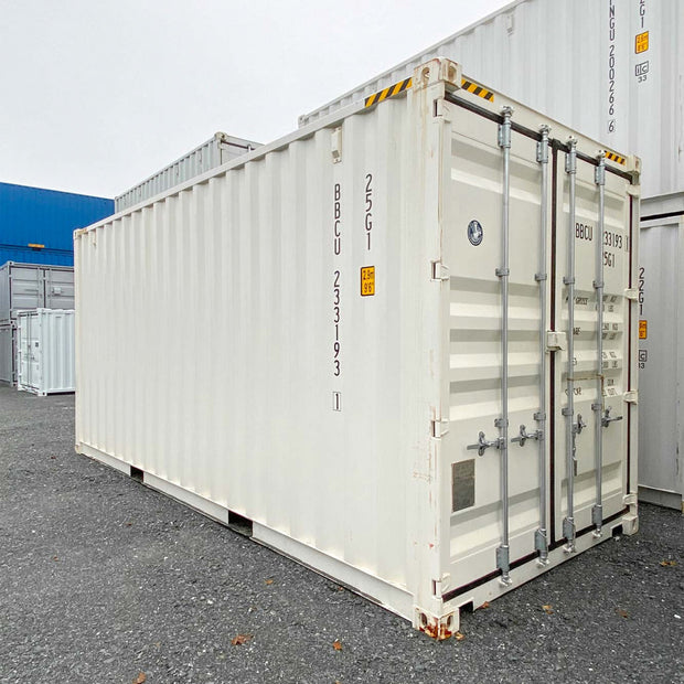 20-voet HC witte zeecontainer (Ref: 21002)