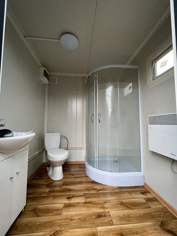 SANITAIR CONTAINER 2,00 x 2,00 WC, WASBAK MET DOUCHE