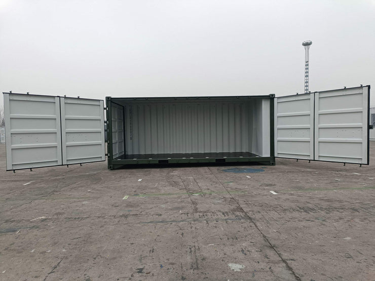 20ft open zijcontainer ISO-type (Ref: 11201)