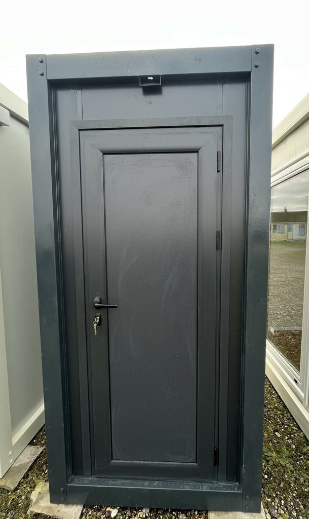 Eenvoudige WC-sanitairmodule – grijze kleur