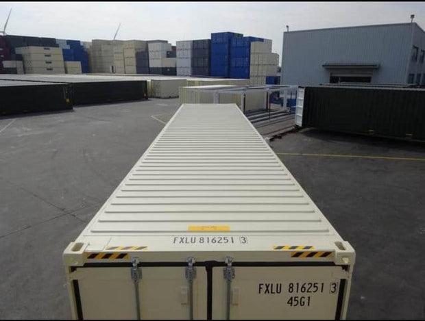 40 voet HC maritieme container 1e reis dubbele deur