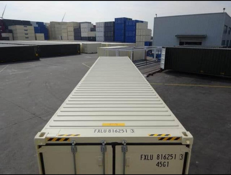 40 voet HC maritieme container 1e reis dubbele deur